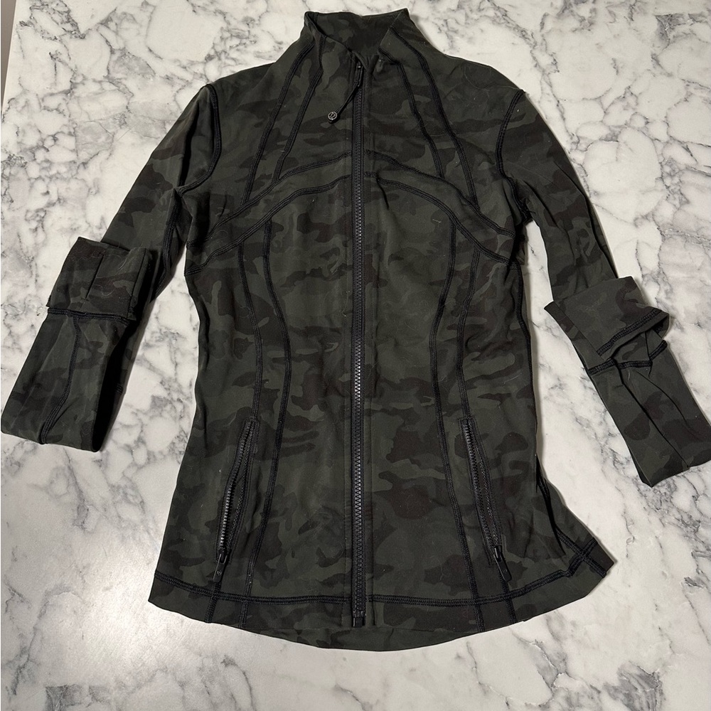Lulu Lemon Camo Zip Up